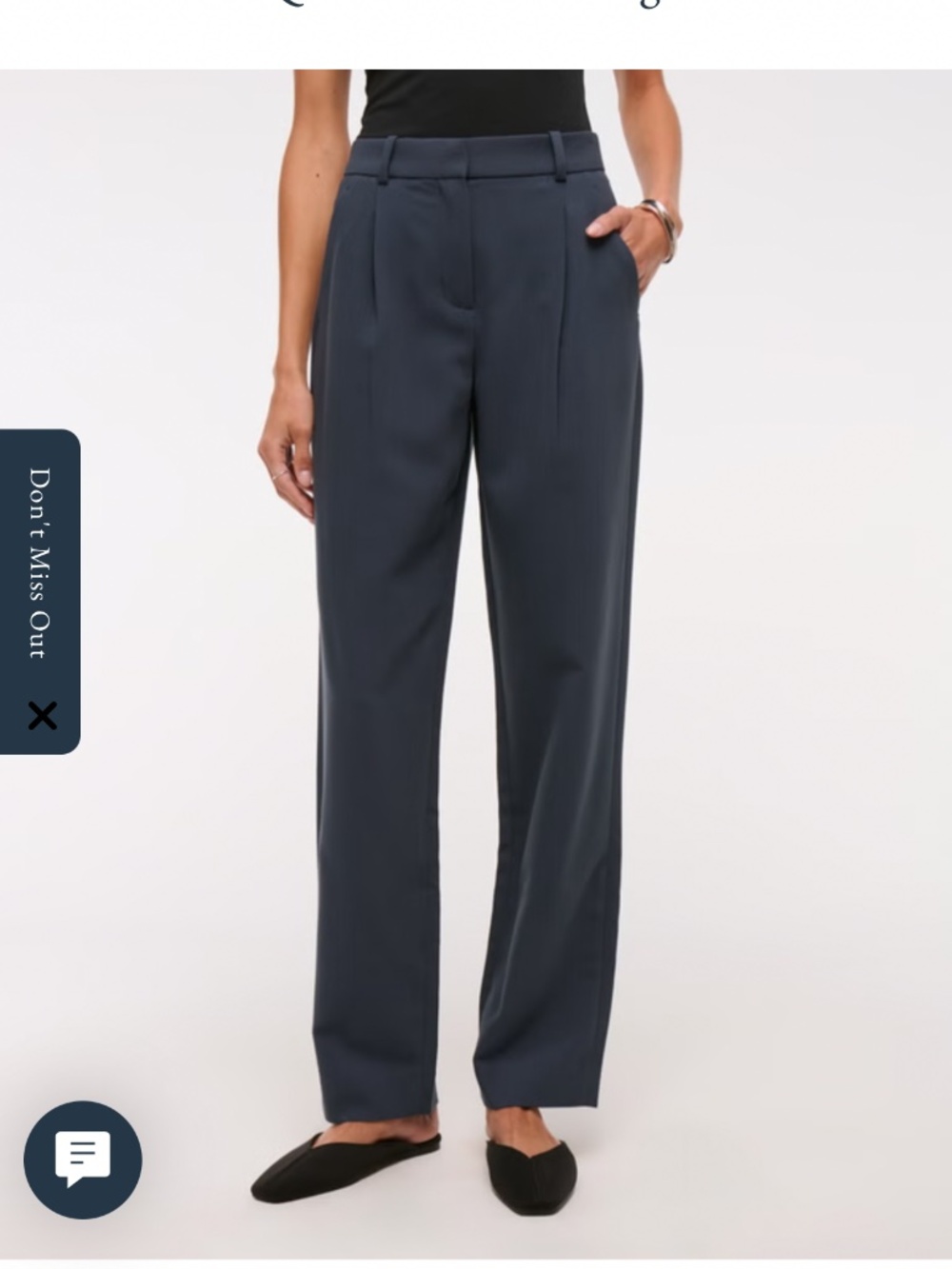 Abercrombie AF Quinn tailored straight trousers sz 29 NWT